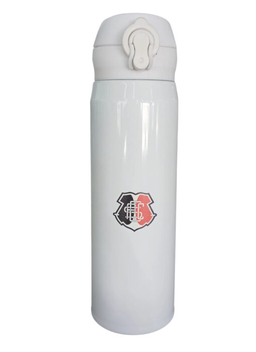 Garrafa Térmica 400 Ml Santa Cruz Futebol Clube Branca