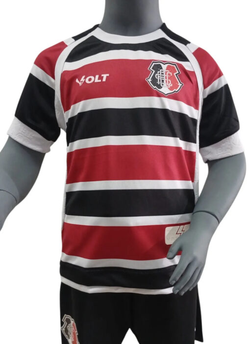 Camisa Jogo 1 2025 Santa Cruz Tricolor Infanto Juvenil Volt