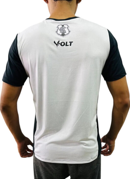 Camisa Concentração Comissão Técnica Santa Cruz Cinza e Branco Masculina Volt - Image 2