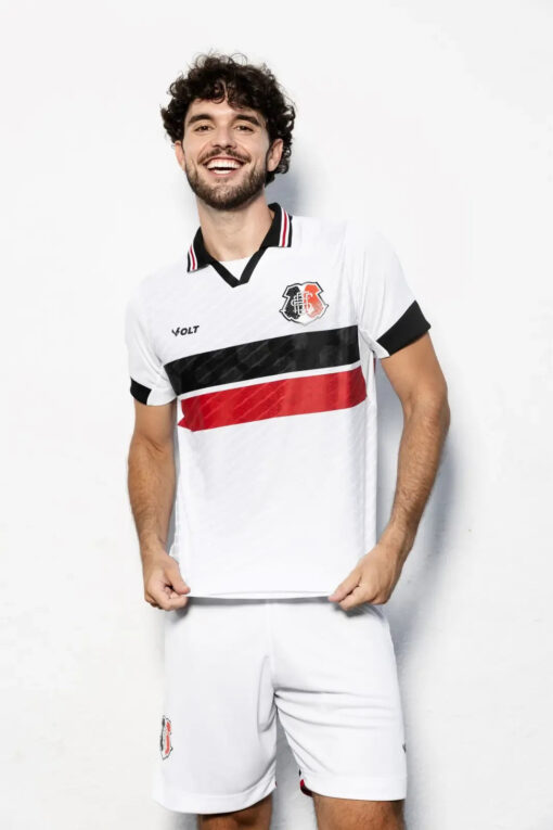 Camisa Masculina Jogo 2 Santa Cruz 2025 Branca Volt
