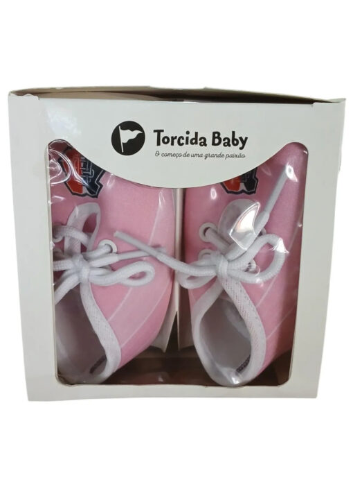 Chuteira Baby Santa Cruz Futebol Clube Rosa - Image 3