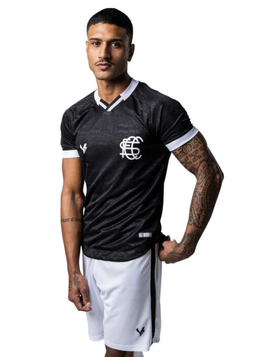 Camisa Origens Santa Cruz Futebol Clube Masculina Preto Volt - Image 4